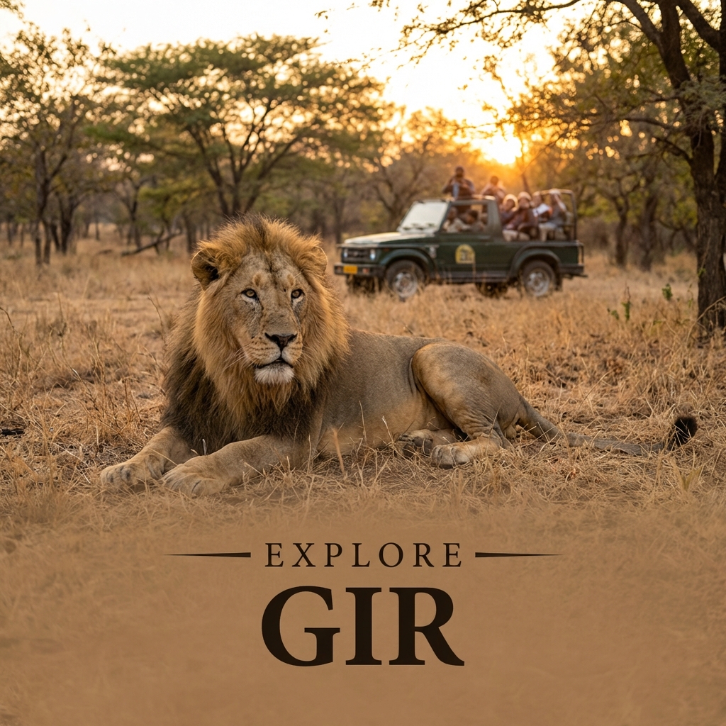 Gir Wildlife Safari Tour